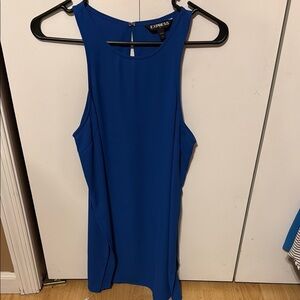 Express Royal Blue Sleeveless Top